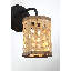 Moshannon Rattan Shade Wall Light