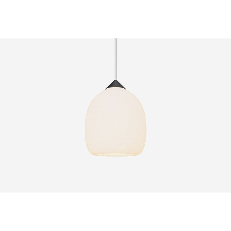 Gulp Pendant Light, 18.5'' H x 6.97'' W x 6.97'' D, Poppy, Black