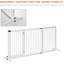 Free Standing Pet Gate With Door-259060996