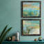 Grassy Beach - Ensemble de 2 peintures sur toile encadrées-302925800-302925801