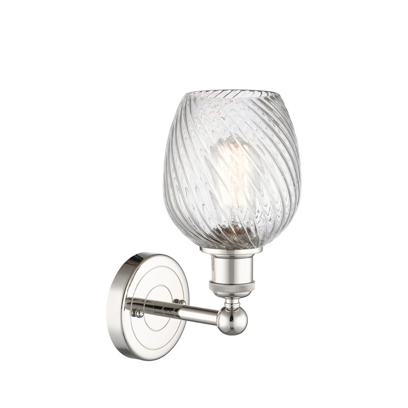 Cheneyville Armed Sconce, Polished Nickel