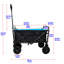 Mini chariot de plage pliable