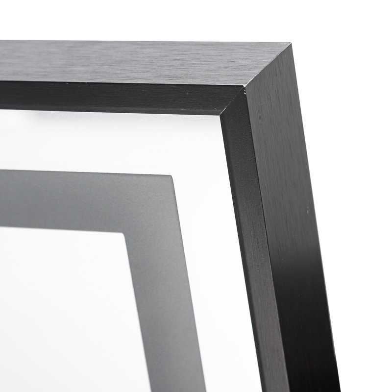 Miroir Auderghem, 47 po x 20 po, Noir