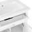Compact Modern Vanity With Sink, Solid Wood And Mdf, Space-saving Bathroom Storage