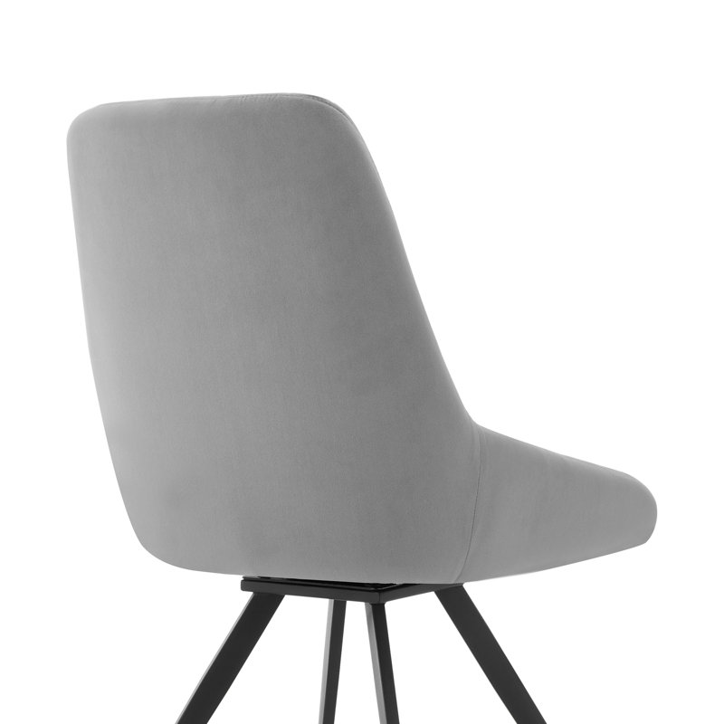 Woodmore 19'' H Upholstered Side Chair, Black