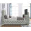 Lit plateforme tapissier avec meuble télé et foyer Brecken -1481998872-1481998874