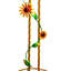 Statuaire solaire paon