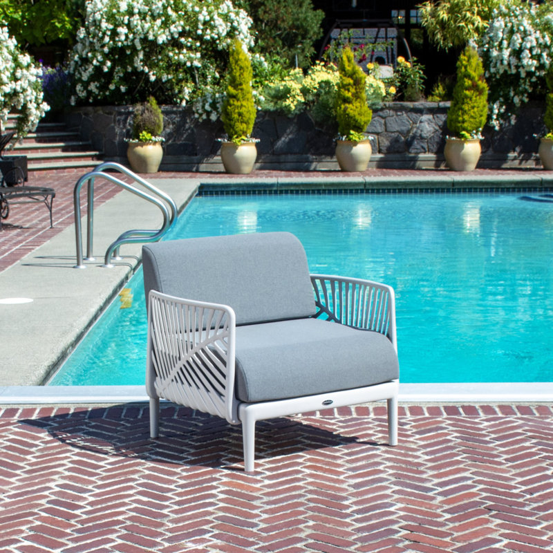Patioflare Leaf Modular Patio Armchair, Grey
