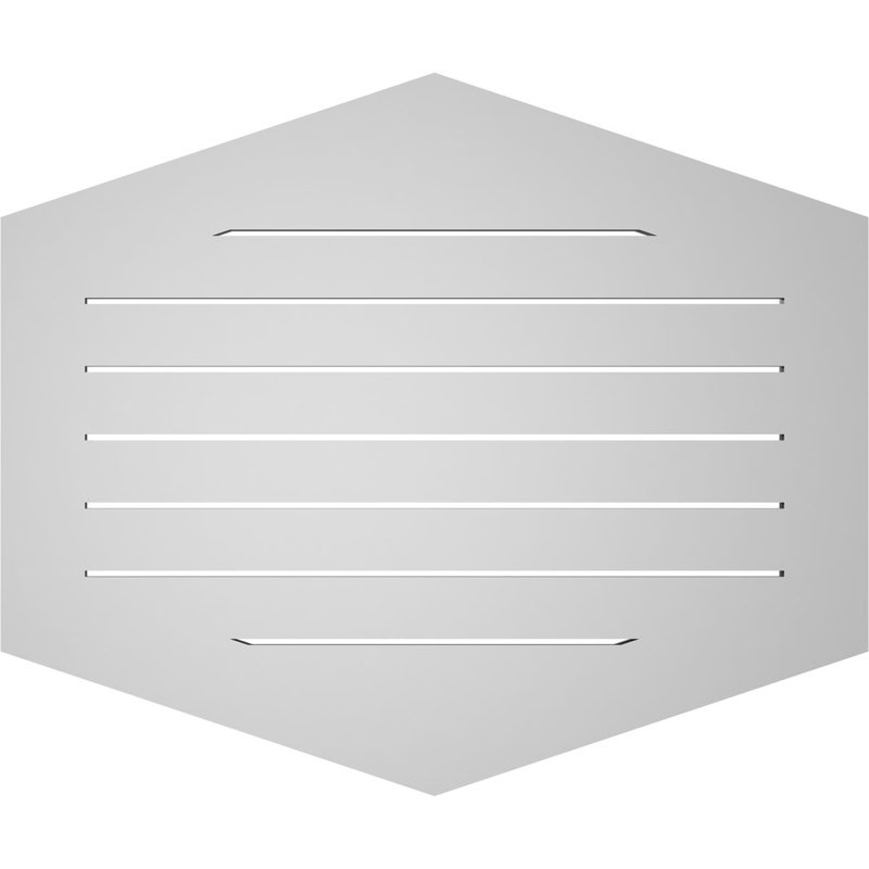 Pente verticale verticale en uréthane 4 pi, H 30 po x l 36 po x P 1 po