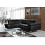 Italian Leather Sleeper Sectional with Pull Out Bed & Storage & Adjustable Headrests & Armrest Milan-915225689