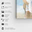 «Fashion and Glam Ocean Breeze White», reproduction d'art sur toile tendue-1077830437