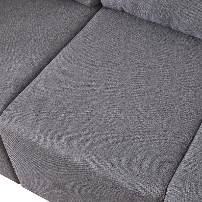 Zon Upholstered Murphy Storage Bed, Full / Double