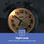 Analog Chrome Quartz Alarm Tabletop Clock-96122164