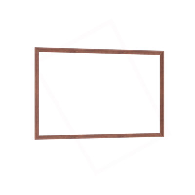 48"X32" Oversized Modern Rectangle Bathroom Mirror With Walnut Frame Decorative Large Wall Mirrors For Bathroom Living Room Bedroom Vertical Or Horizontal Wall Mounted Mirror With Aluminum Frame