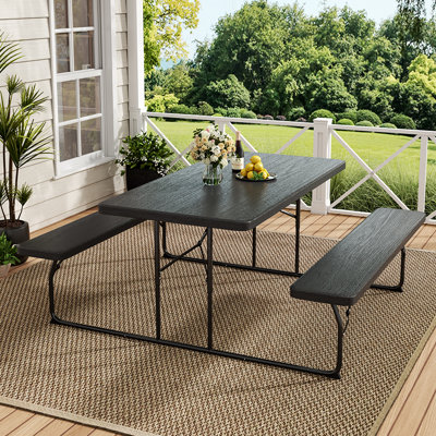 Rectangular 6 - Person 180Cm L Outdoor Table Set