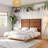 Aeronwen Luxe Vegan Leather Headboard: Versatile Wall Panels for Home and Hospitality Decor-266000267-247831363