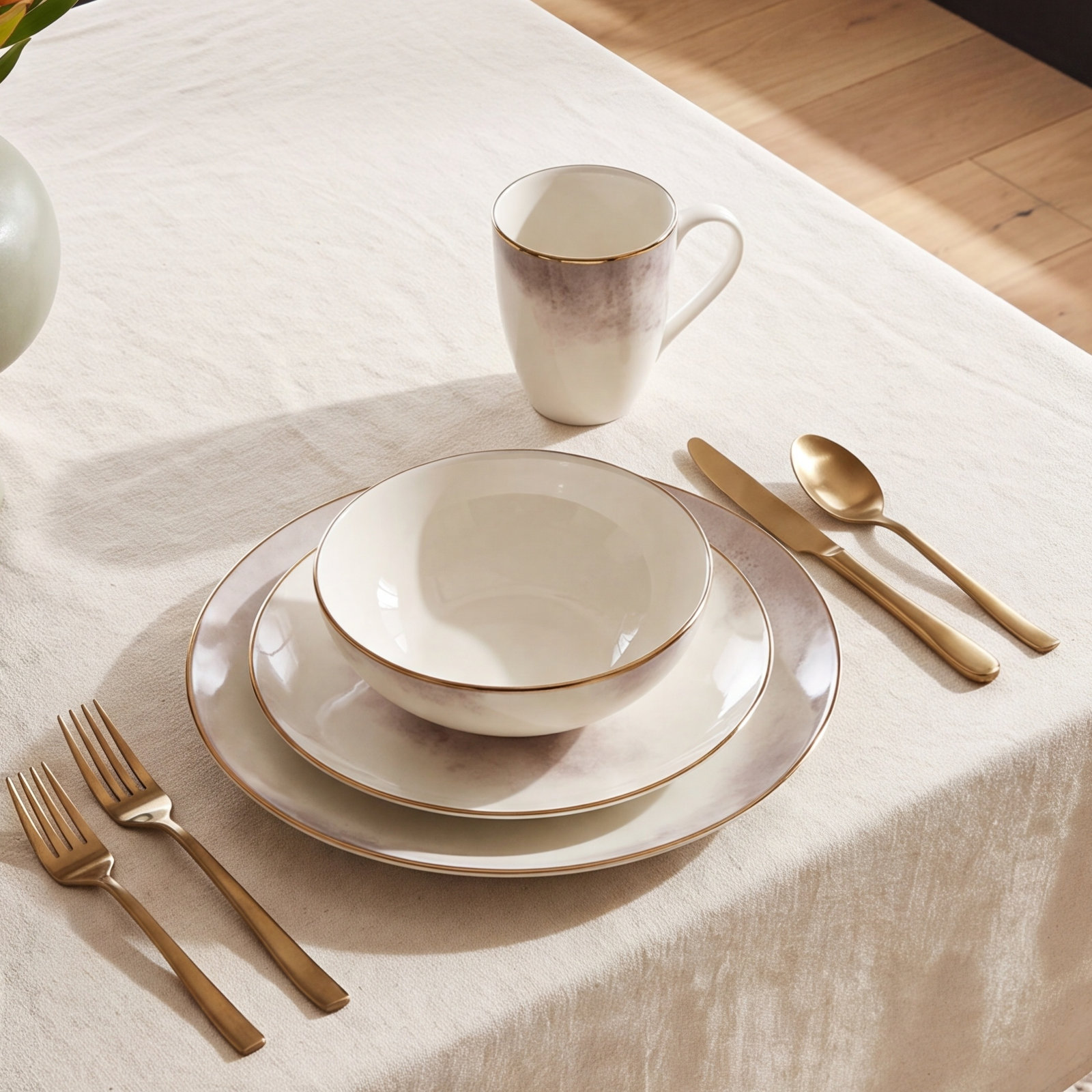 Salaria 4 Piece Place Setting, Service for 1