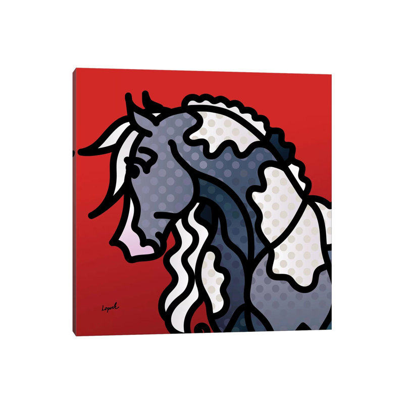 Super Model by Lisa Lopuck - Wrapped Canvas Print, 30.48 cm H x 30.48 cm W