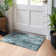 Machine Washable Indoor/Outdoor Cinead ACN1683 Teal Rug