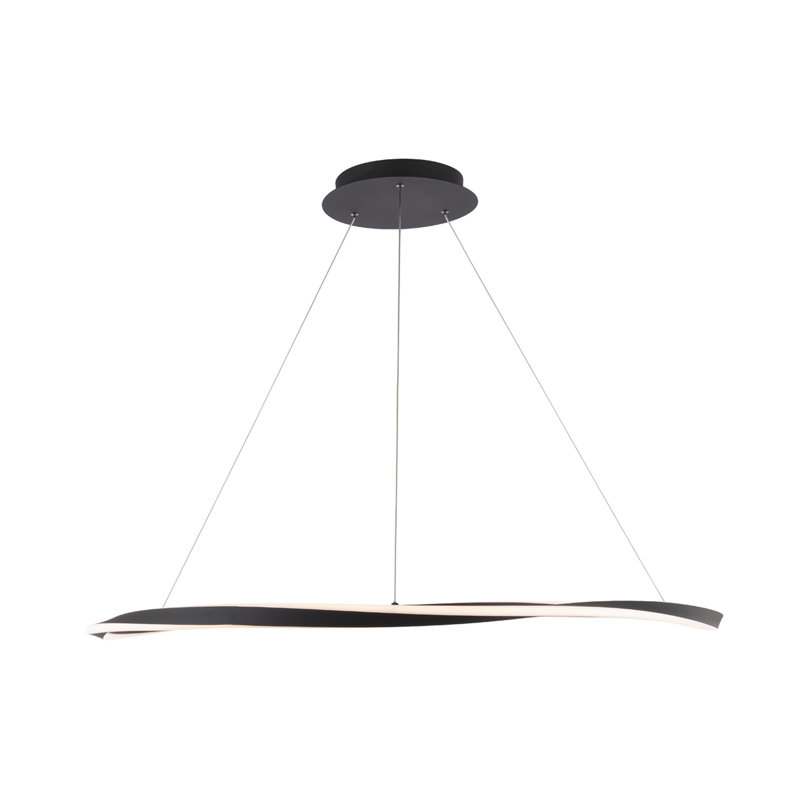 Milbury 1 - Light LED Pendant, Black