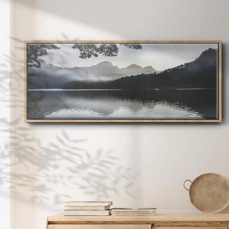 Day's End- Framed Canvas, 24" H x 60" W