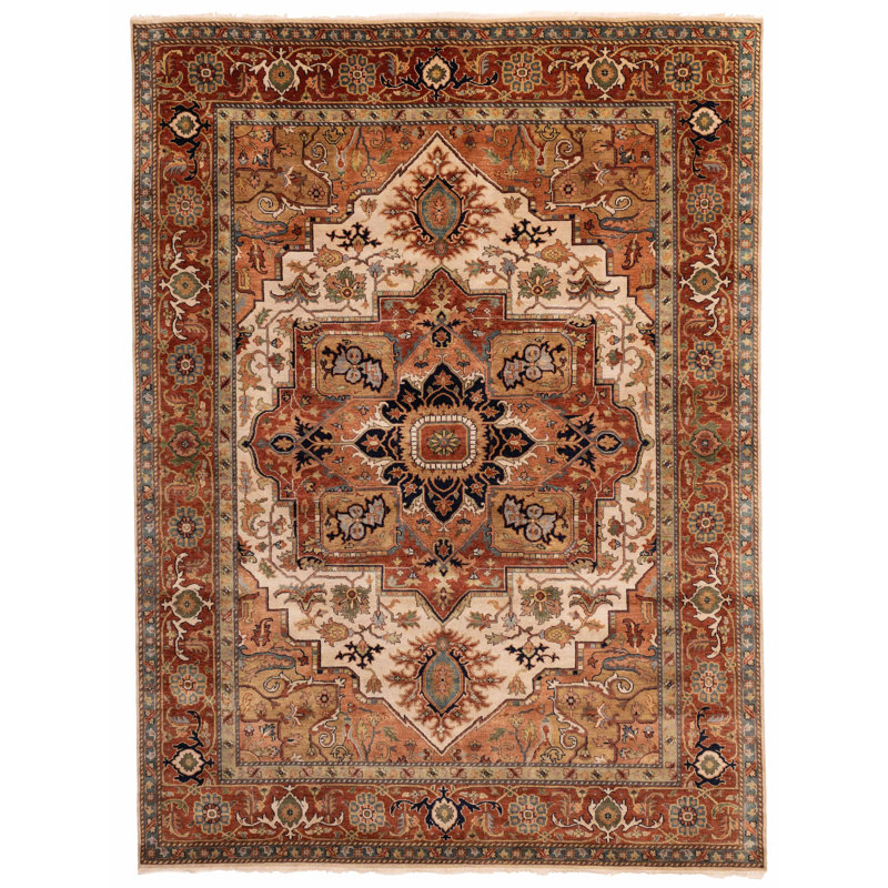 Tapis ivoire Jules Sultane 8 pi 10 po x 11 pi 11 po