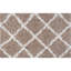 Tapis brun clair / blanc à poils longs Babich-231487848