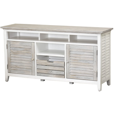 Islamorada - Entertainment Center - Dapple Grey and Blanc Finish