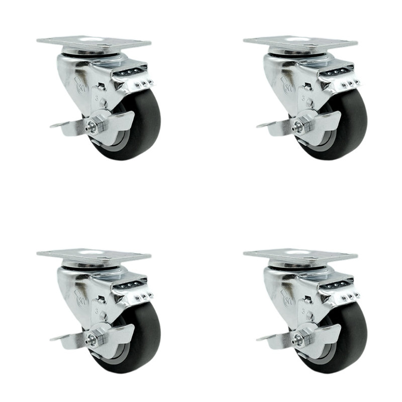 Thermoplastic Rubber Caster