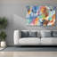 «Palm Abstract» par Albena Hristova, art mural sur toile-56037326