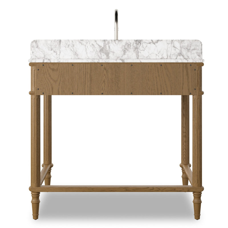 Toulouse Washstand-Washed Blonde Oak, Washed Blonde Oak