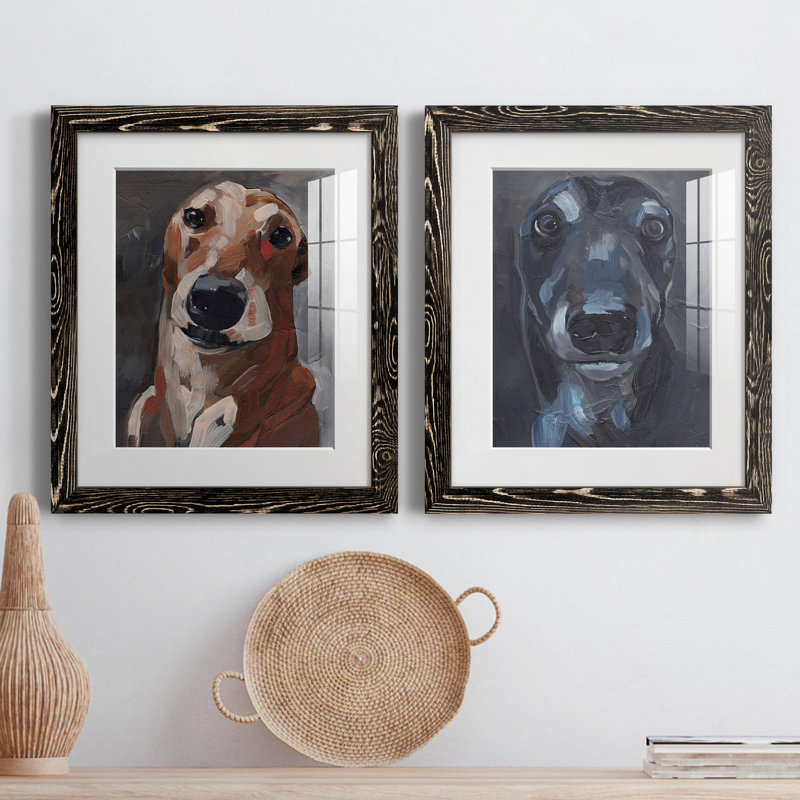 «Good Boy» IPémium, reproduction encadrée - prête à être accrochée, H 20 po x l 17 po x P 1 po, Papier encadré noir
