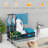 Large Stainless Steel Kitchen Sink Caddy Organizer, Adjustable Countertop Sponge Holder