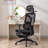 Makiyah Office Chair with Retractable Footrest