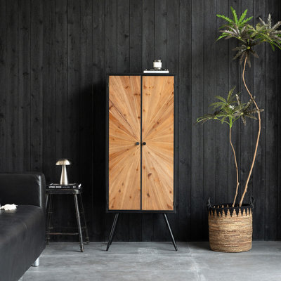 Armoire d'appoint 21 po x 55 po avec parquet rayonnant