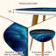 Ensemble de 2 tables basses gigognes Triangle