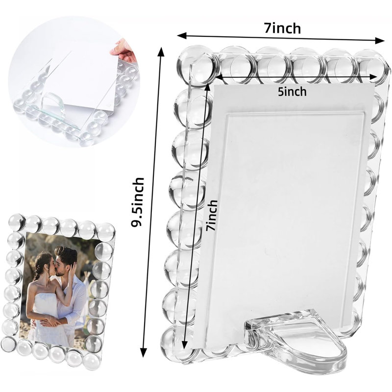 5×7 Crystal Bubble Photo Frame