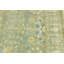 Tapis oriental vert olive à motif floral 8 x 10 Chobi