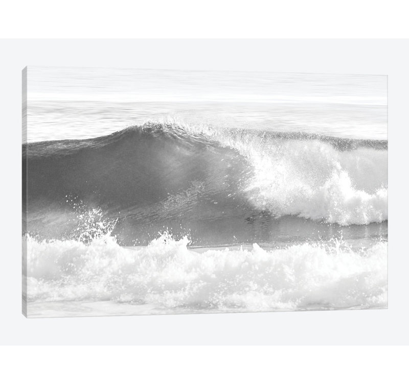 «Wave I», reproduction de photo sur toile, H 8 po x l 12 po x P 0,75 po, Toile tendue, Pas de tapis