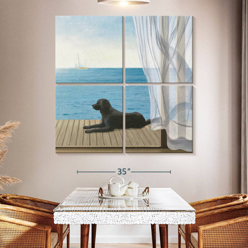 Brampt Coastal Blue Breeze I, H 50 po x l 50 po