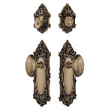 Nostalgic Warehouse Victorian Entry Set with Homestead Knob