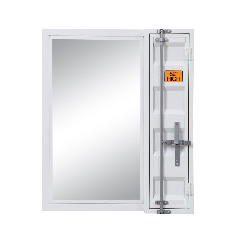 Miroir d'appoint Hartfo, Blanc