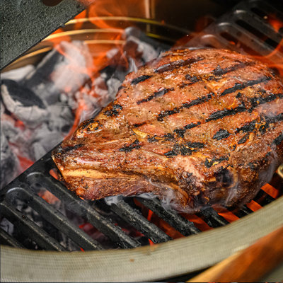Kamado Joe Half Moon Cast Iron Grill Grate for 24 in Big Joe