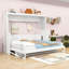 Lit escamotable mural avec tablettes-913432449-913432450