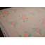 Tapis botanique traditionnel en laine rose tissé à la main 9 x 12 pi 2 po