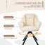 48.5cm H Swivel Upholstered Dining Chairs- Ergonomic Back-1590603897