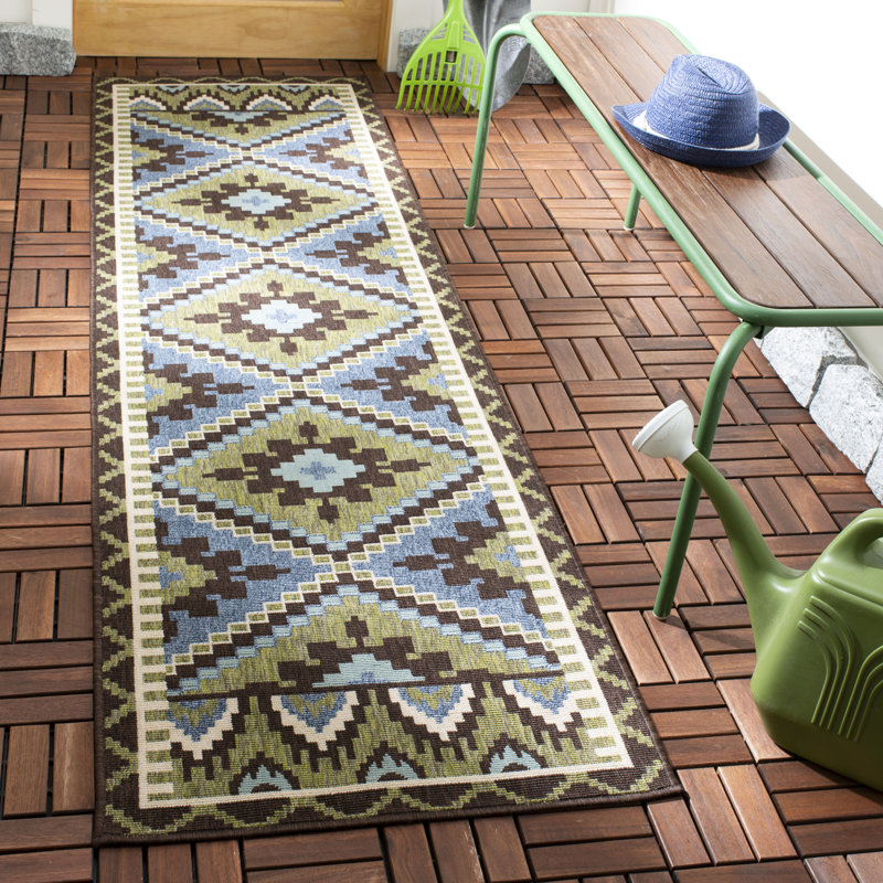 Northpoint Performance Southwestern Indoor/Outdoor Area Rug, Runner 2'3" x 10'