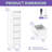 5 Drawer Metal Vertical File Cabinet with Lock Office Home Steel Vertical File Cabinet for A4 Legal/Letter Size
