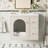 Wall Mounted Bathroom Vanity With Ceramic Sink-1572267505