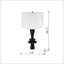 Lampe de table en métal grenoblois-764506342